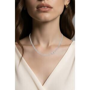 Silpada 'Tied Together' Sterling Silver Chain Necklace, 18"